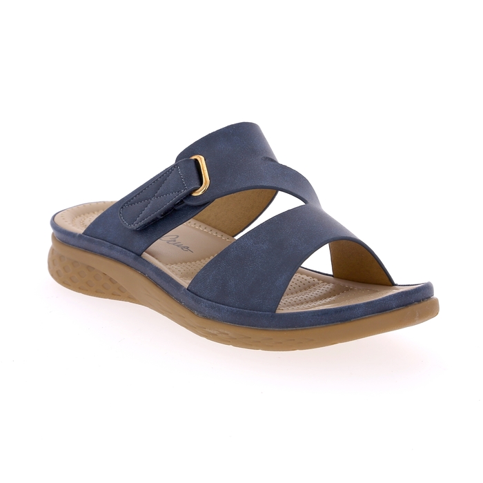 Ella Cruz Muiltjes - slippers blauw