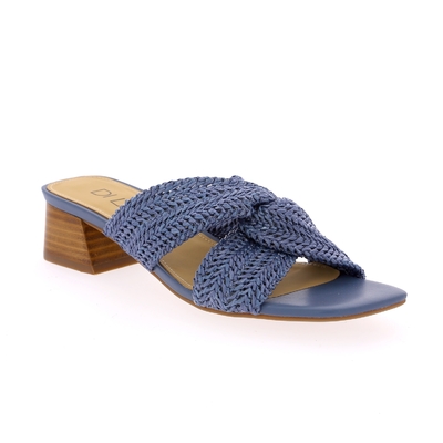 Di Lauro muiltjes - slippers blauw