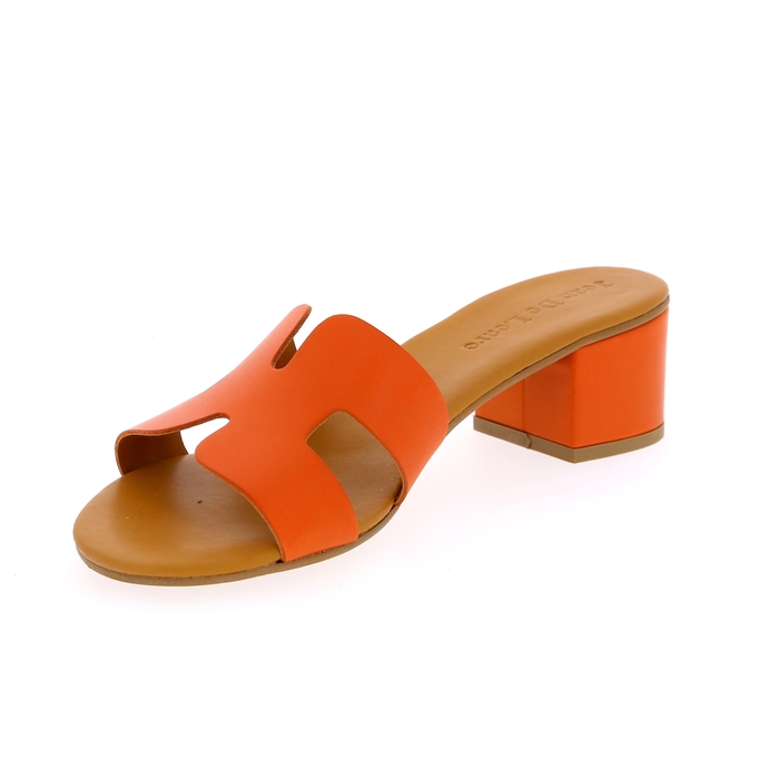 Delaere Muiltjes - slippers oranje