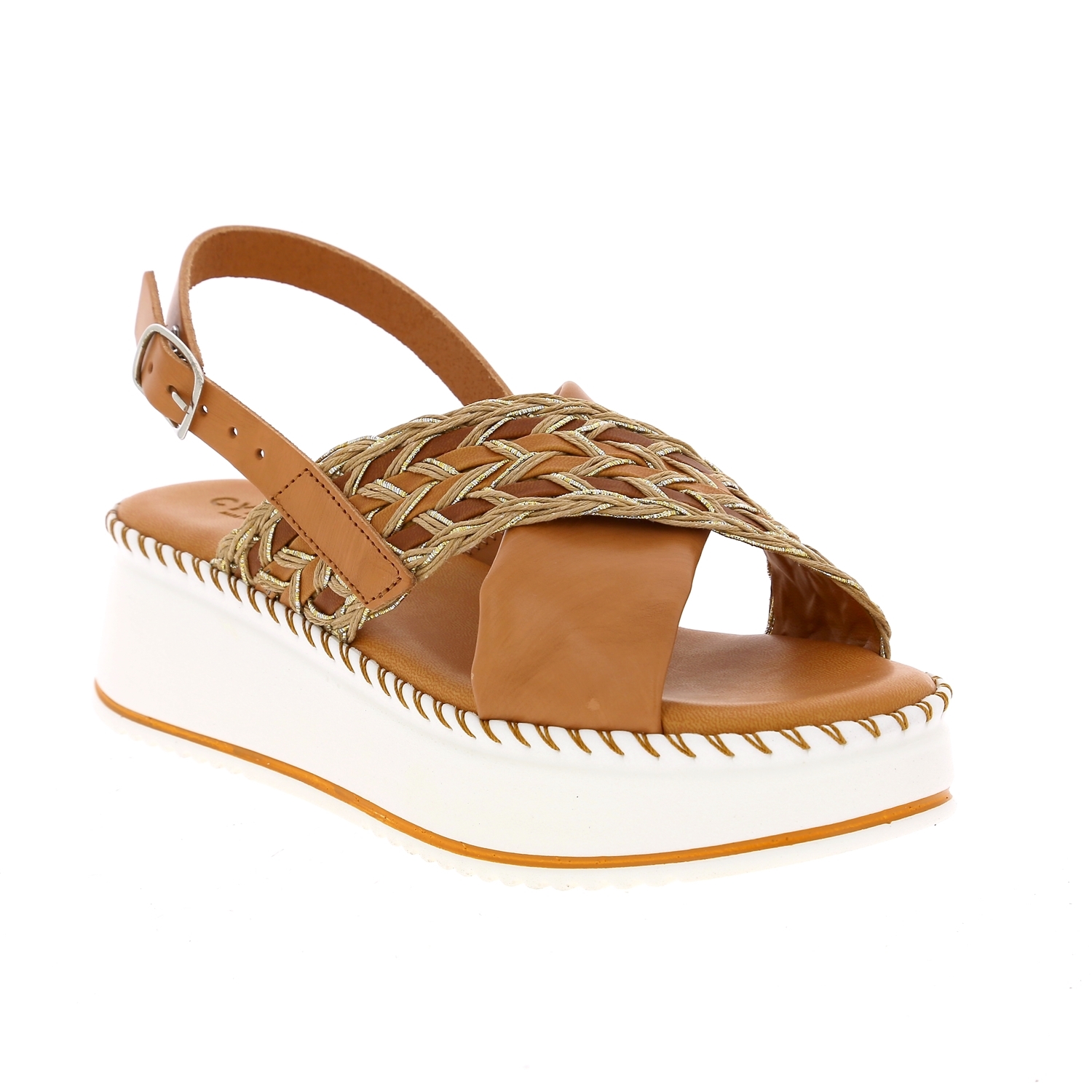 Zoom Cypres sandalen camel