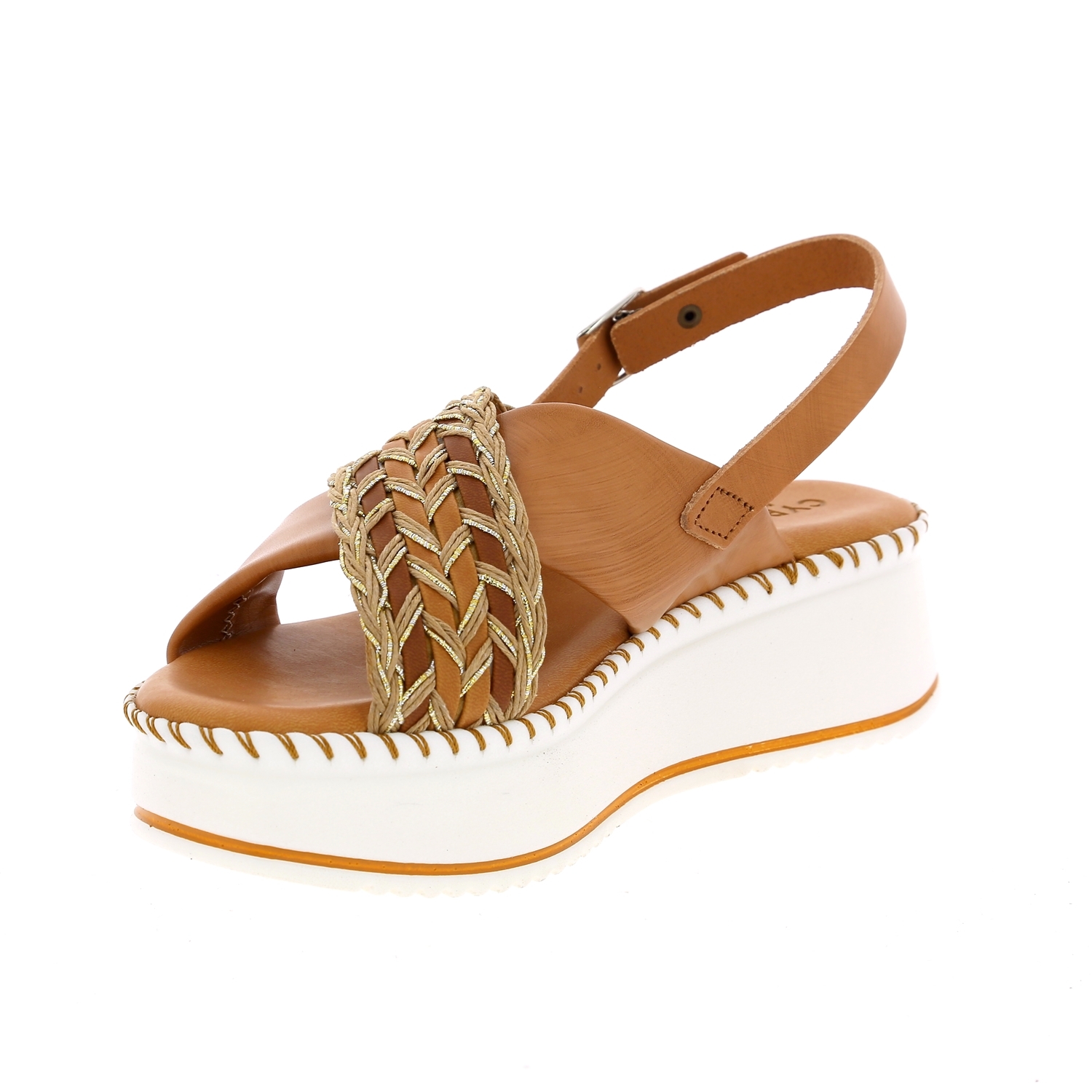 Zoom Cypres sandalen camel