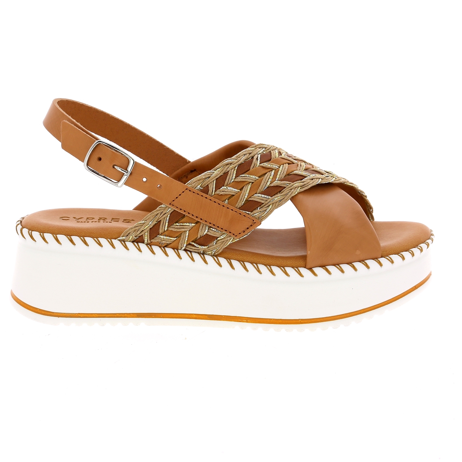 Zoom Cypres sandalen camel