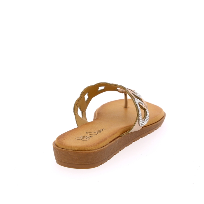 Ella Cruz muiltjes - slippers goud goud