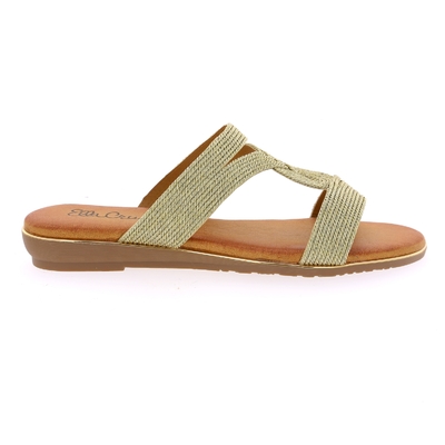 Ella Cruz muiltjes - slippers goud