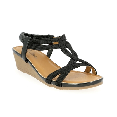 Ella Cruz sandalen zwart