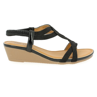 Ella Cruz sandalen zwart