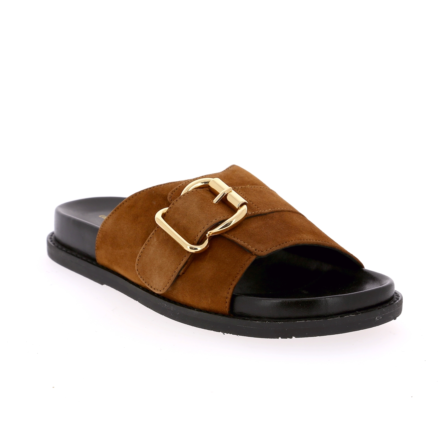 Zoom Copenhagen muiltjes - slippers cognac