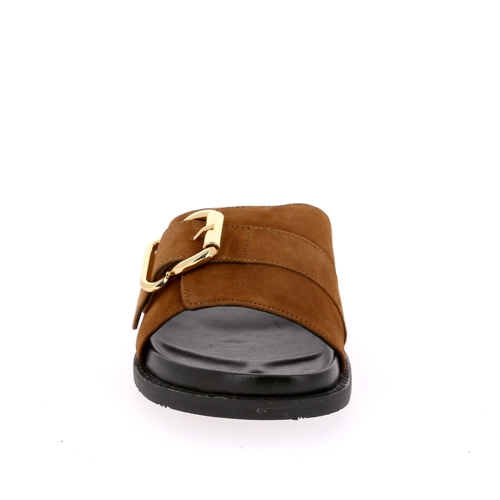 Copenhagen muiltjes - slippers cognac cognac