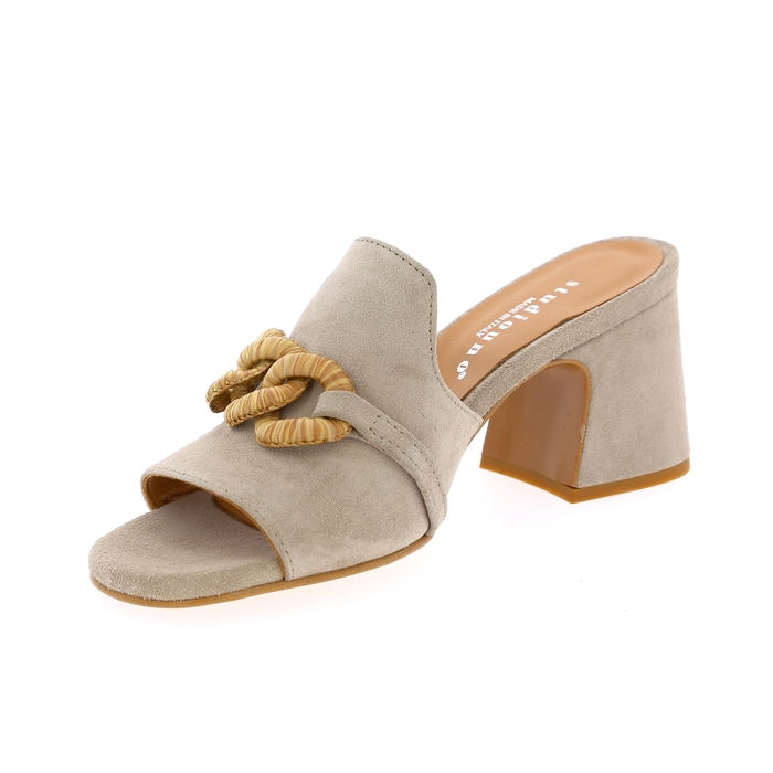 Studiouno Muiltjes - slippers taupe