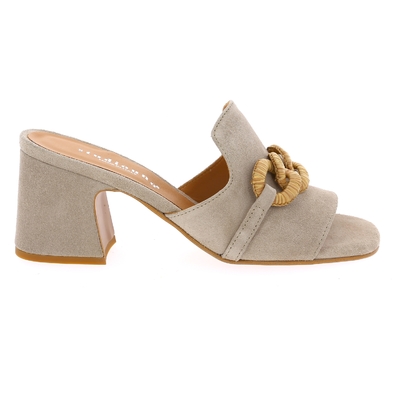 Studiouno muiltjes - slippers taupe