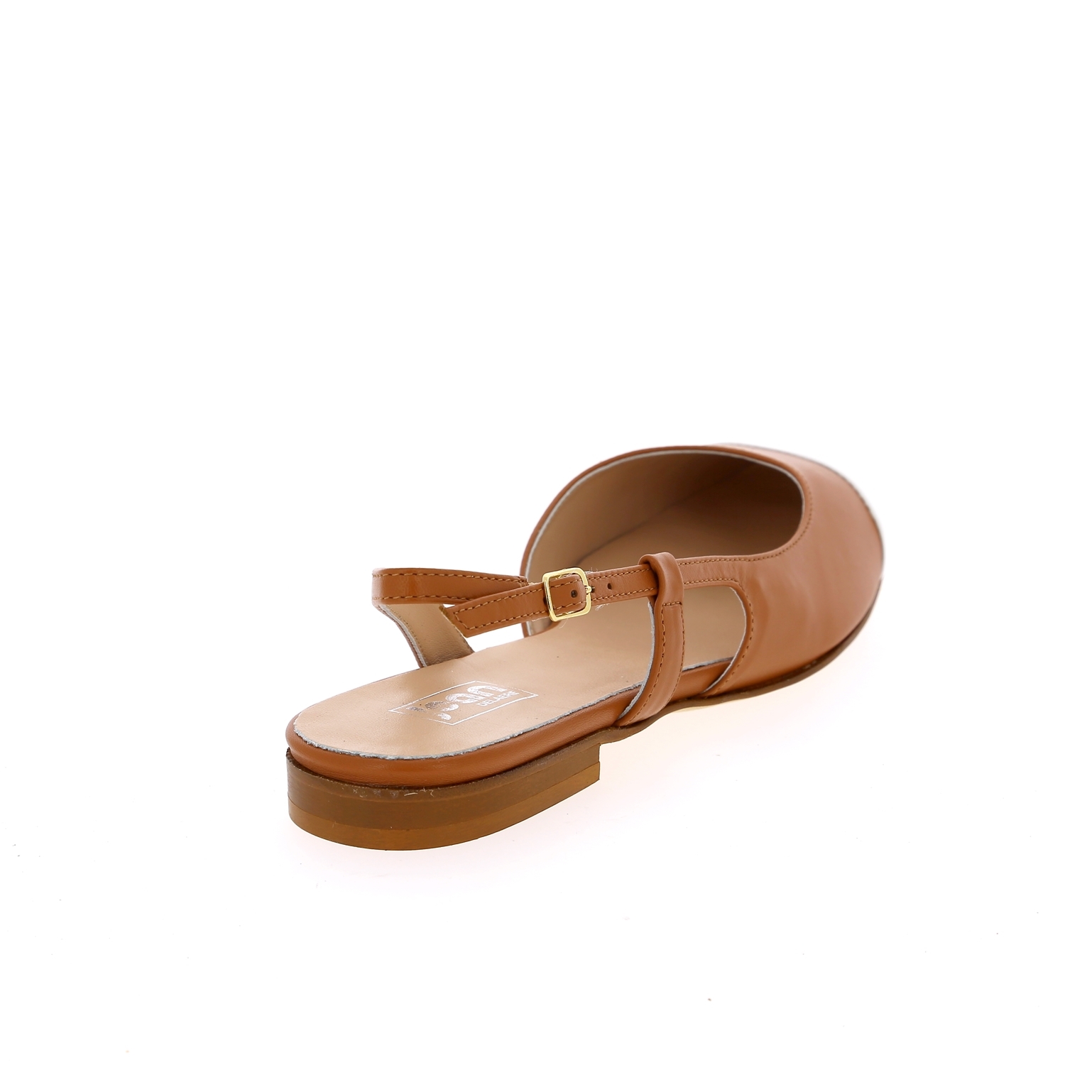 Zoom Delaere ballerines cognac