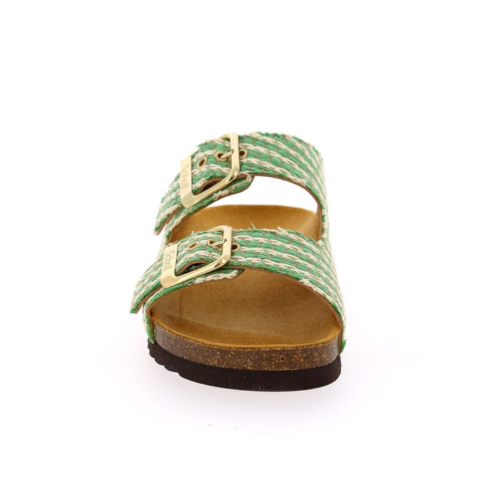 Scholl muiltjes - slippers groen groen