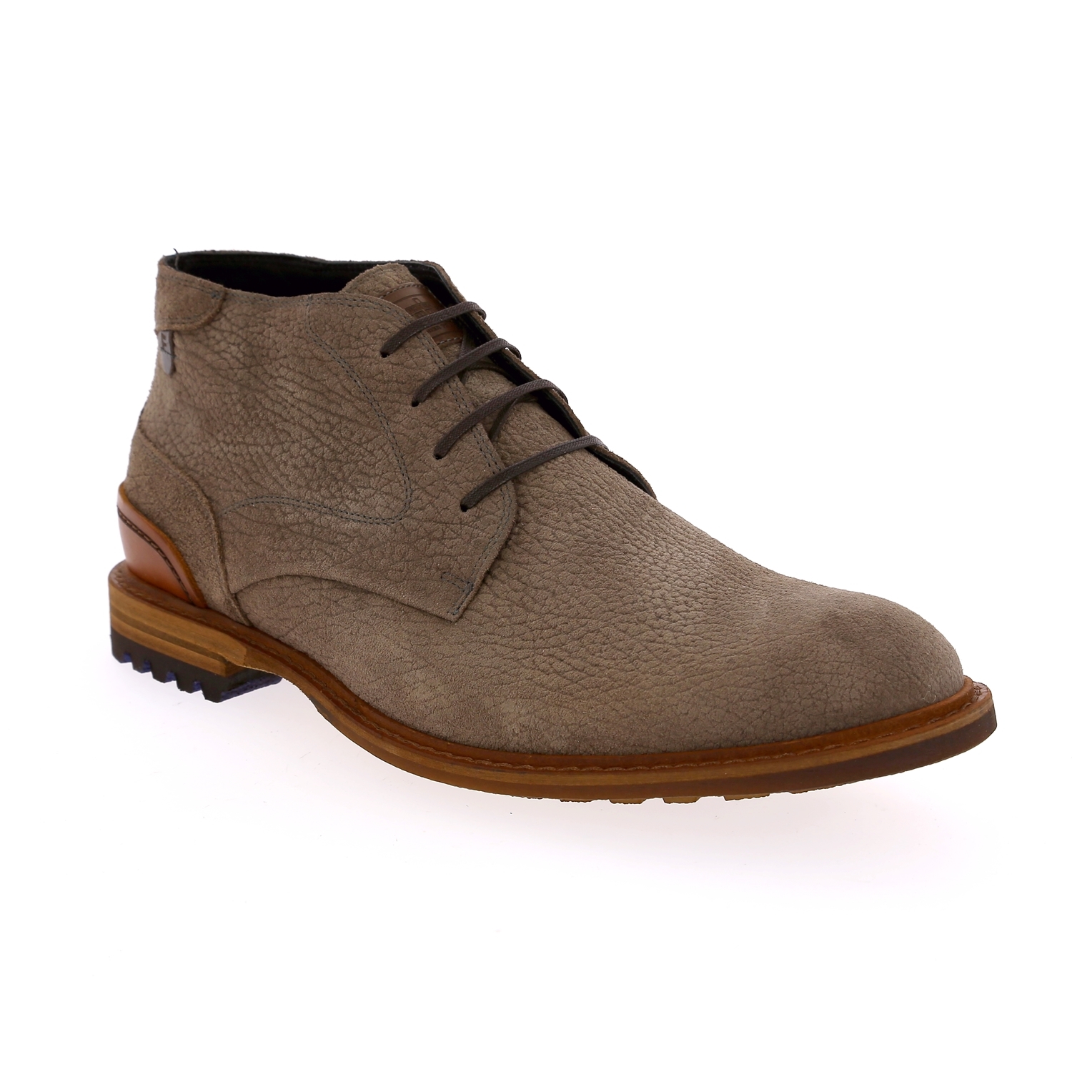 Zoom Floris Van Bommel bottines taupe