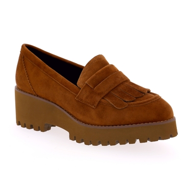 Gioia moccassins cognac