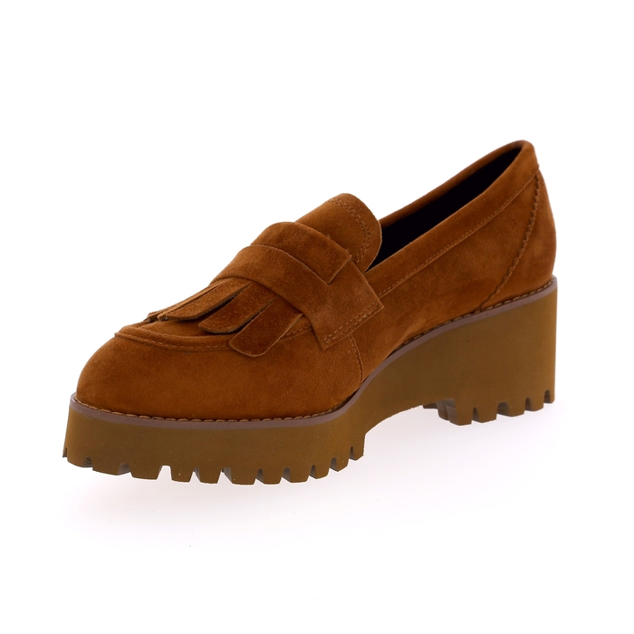 Gioia Moccassins cognac