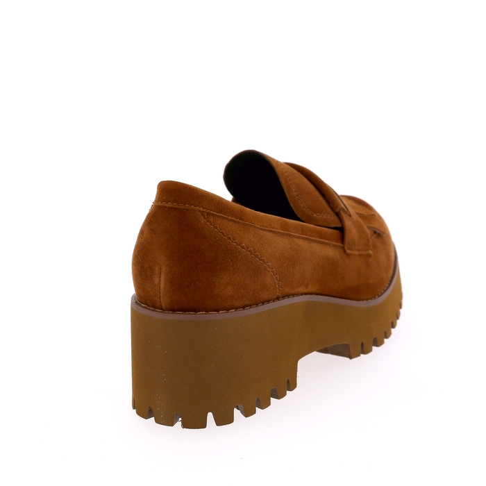 Gioia Moccassins cognac