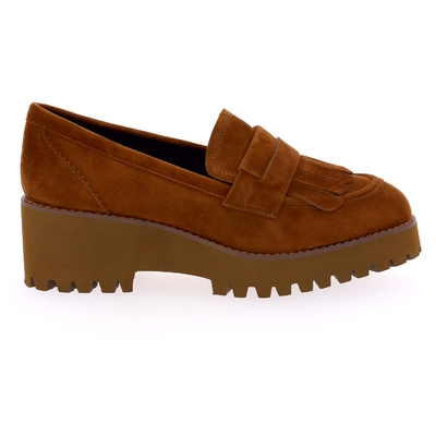 Gioia moccassins cognac