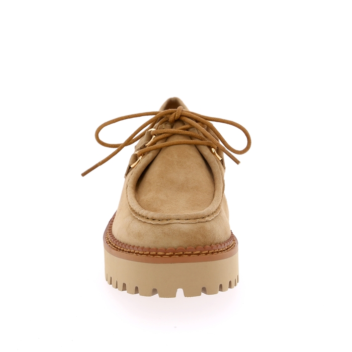 Veterschoenen Gioia beige