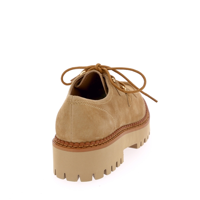 Veterschoenen Gioia beige