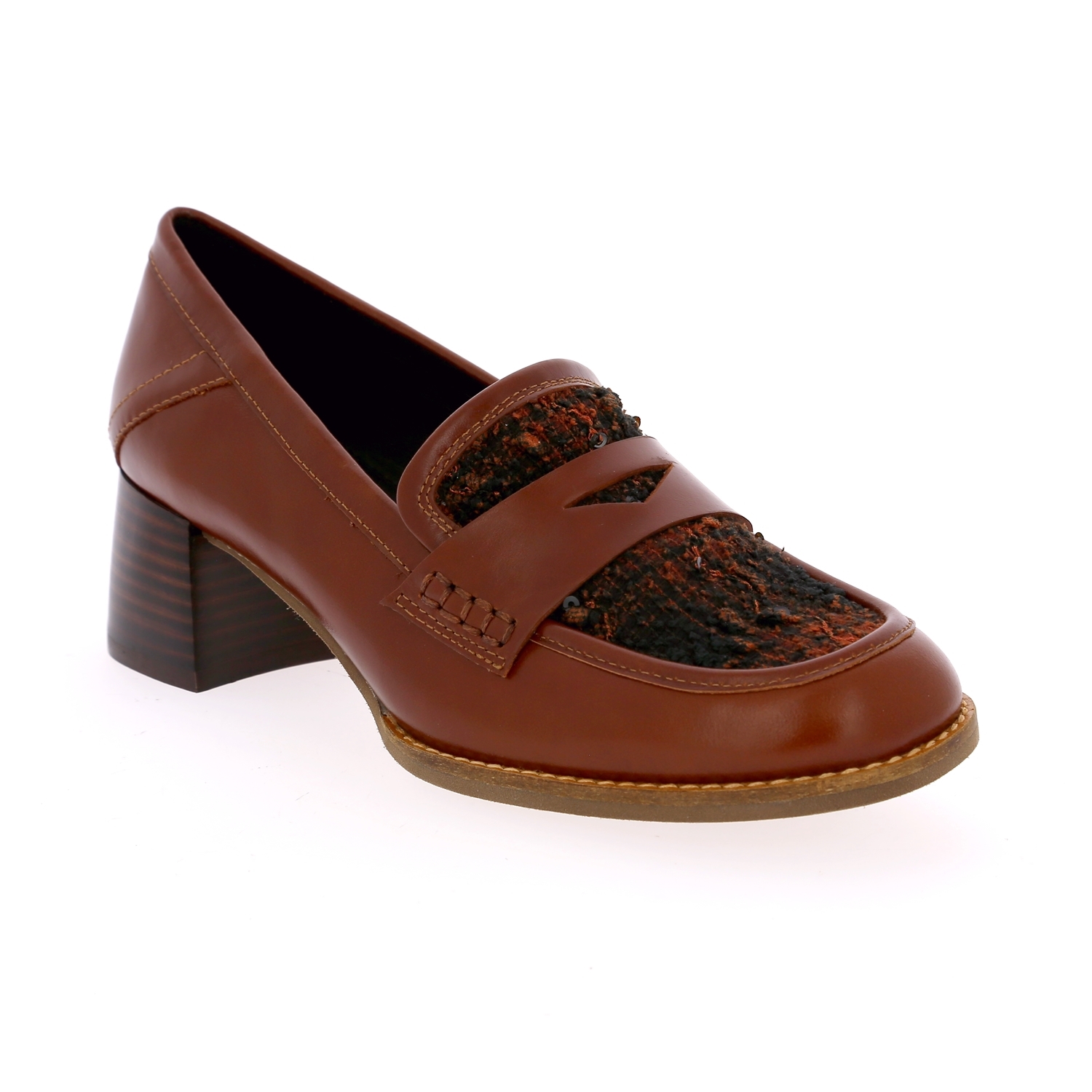 Zoom Gioia moccassins cognac