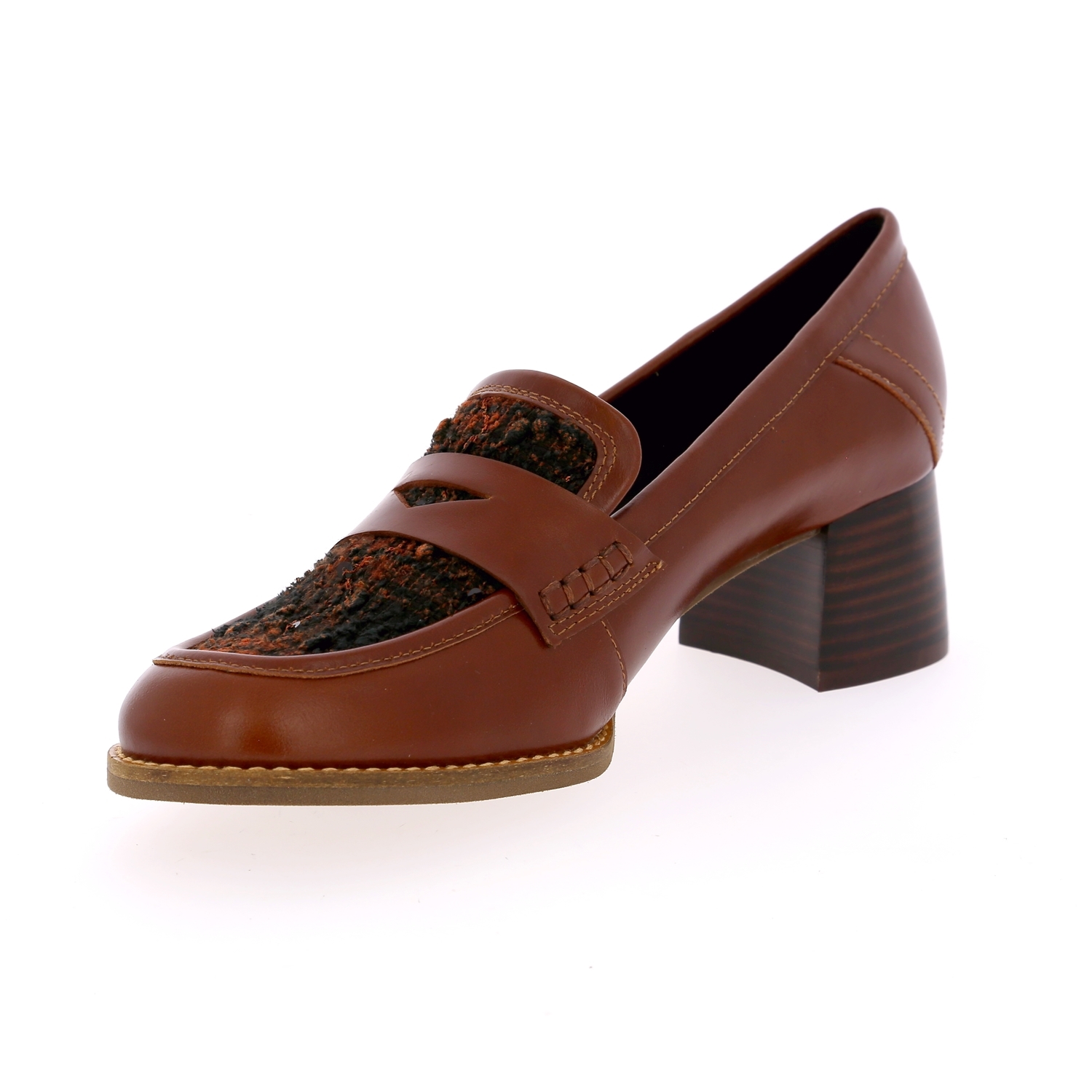 Zoom Gioia moccassins cognac