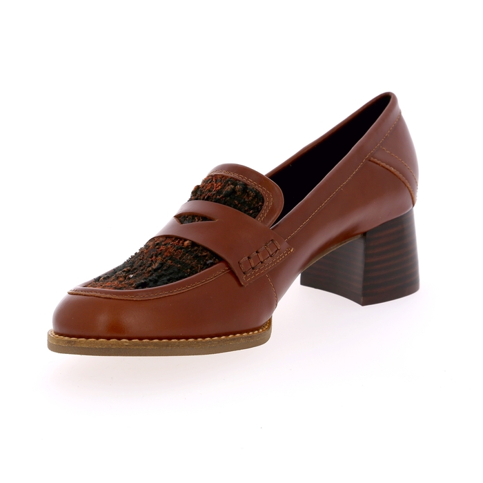 Gioia instappers - instapschoenen cognac cognac