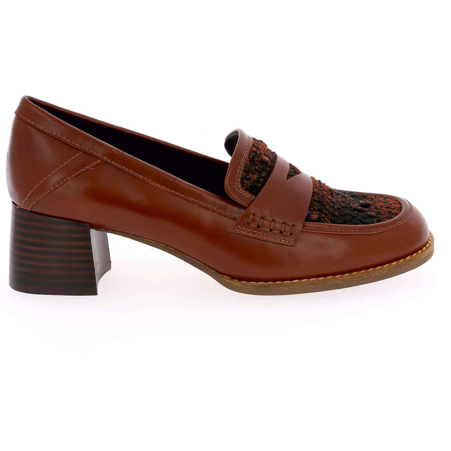 Zoom Gioia moccassins cognac