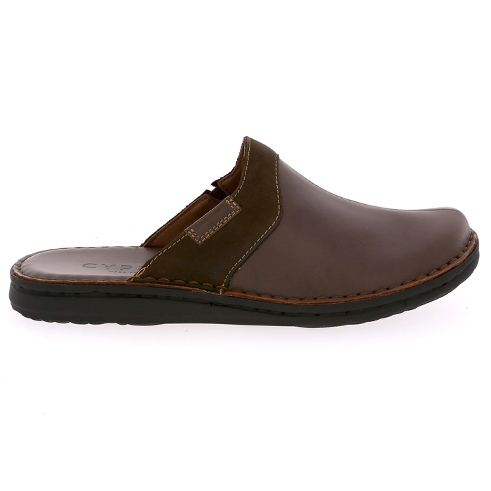 Cypres pantoffels bruin bruin