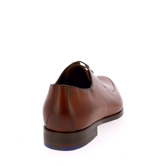 Floris Van Bommel Veterschoenen cognac