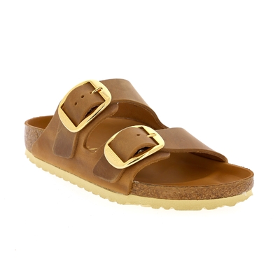 Birkenstock muiltjes - slippers cognac