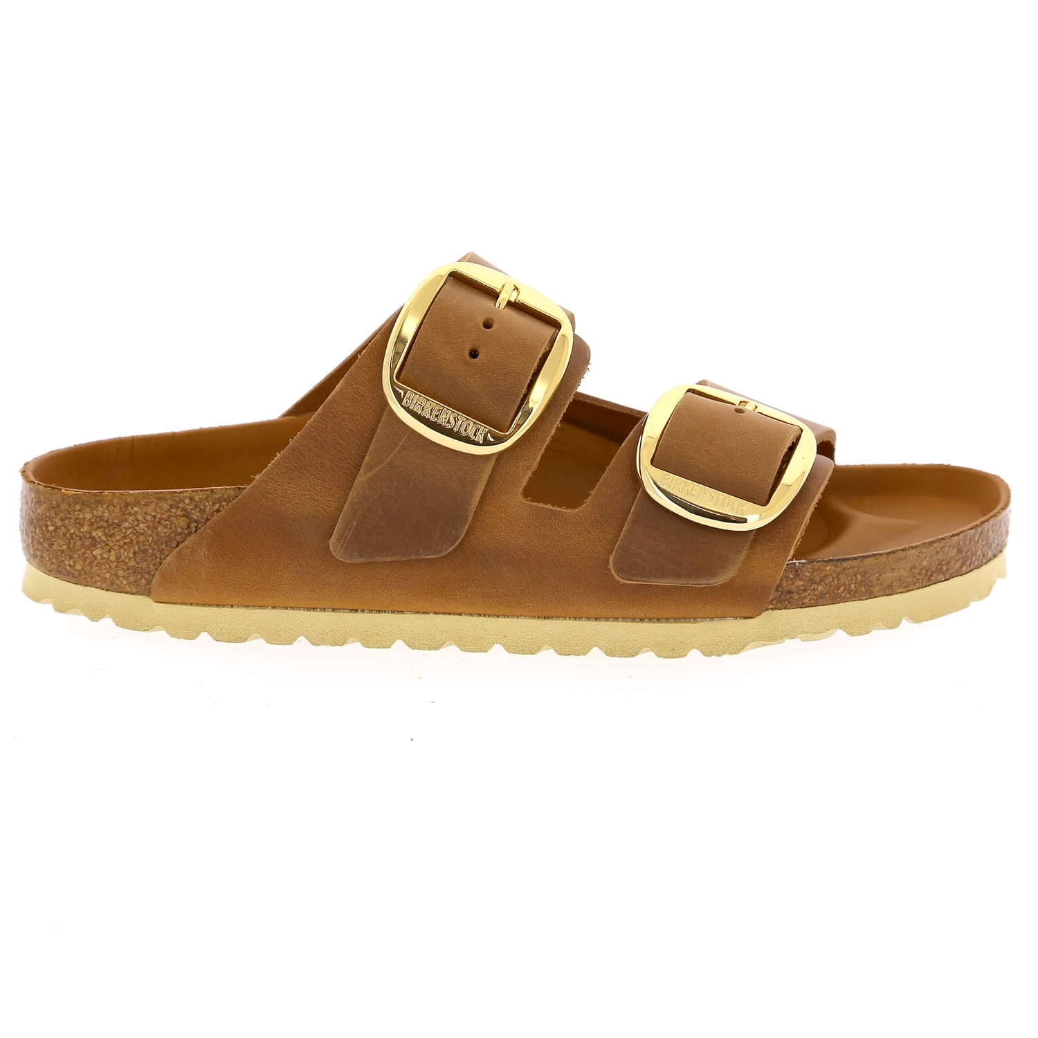 Zoom Birkenstock muiltjes - slippers cognac