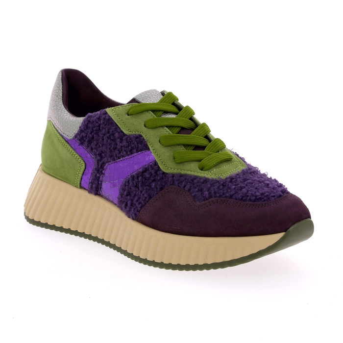 Softwaves sneakers bruin