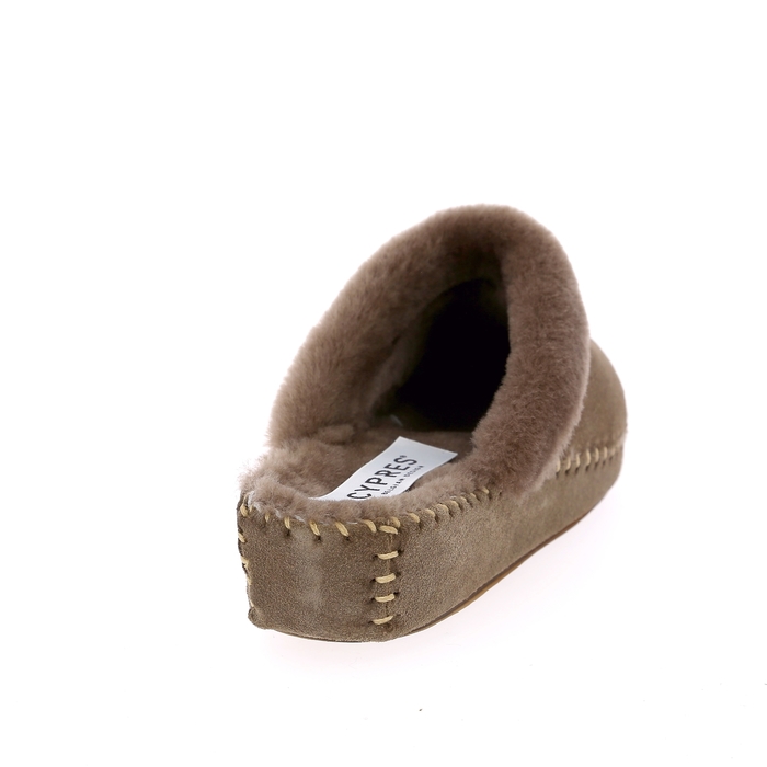 Cypres Pantoffels camel