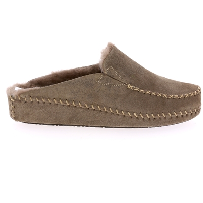 Cypres pantoffels taupe