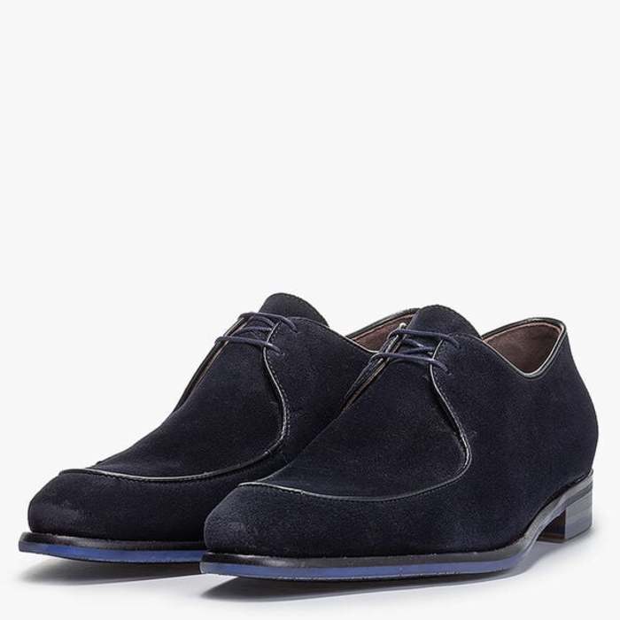 Floris Van Bommel veterschoenen blauw blauw