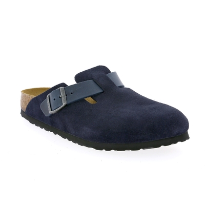 Birkenstock muiltjes blauw