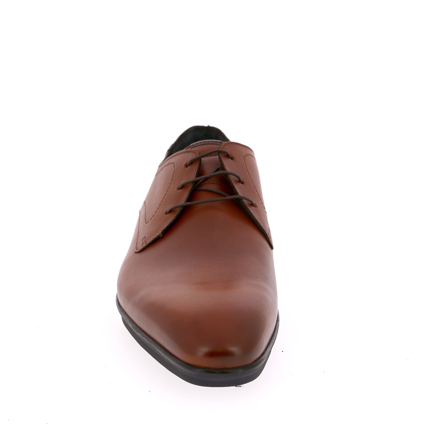 Zoom Floris Van Bommel veterschoenen cognac