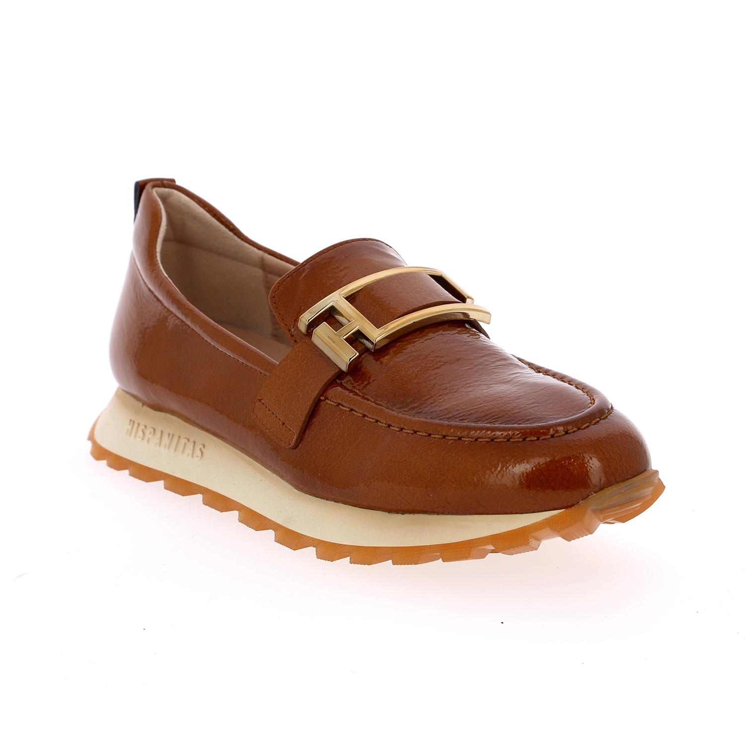 Zoom Hispanitas moccassins cognac