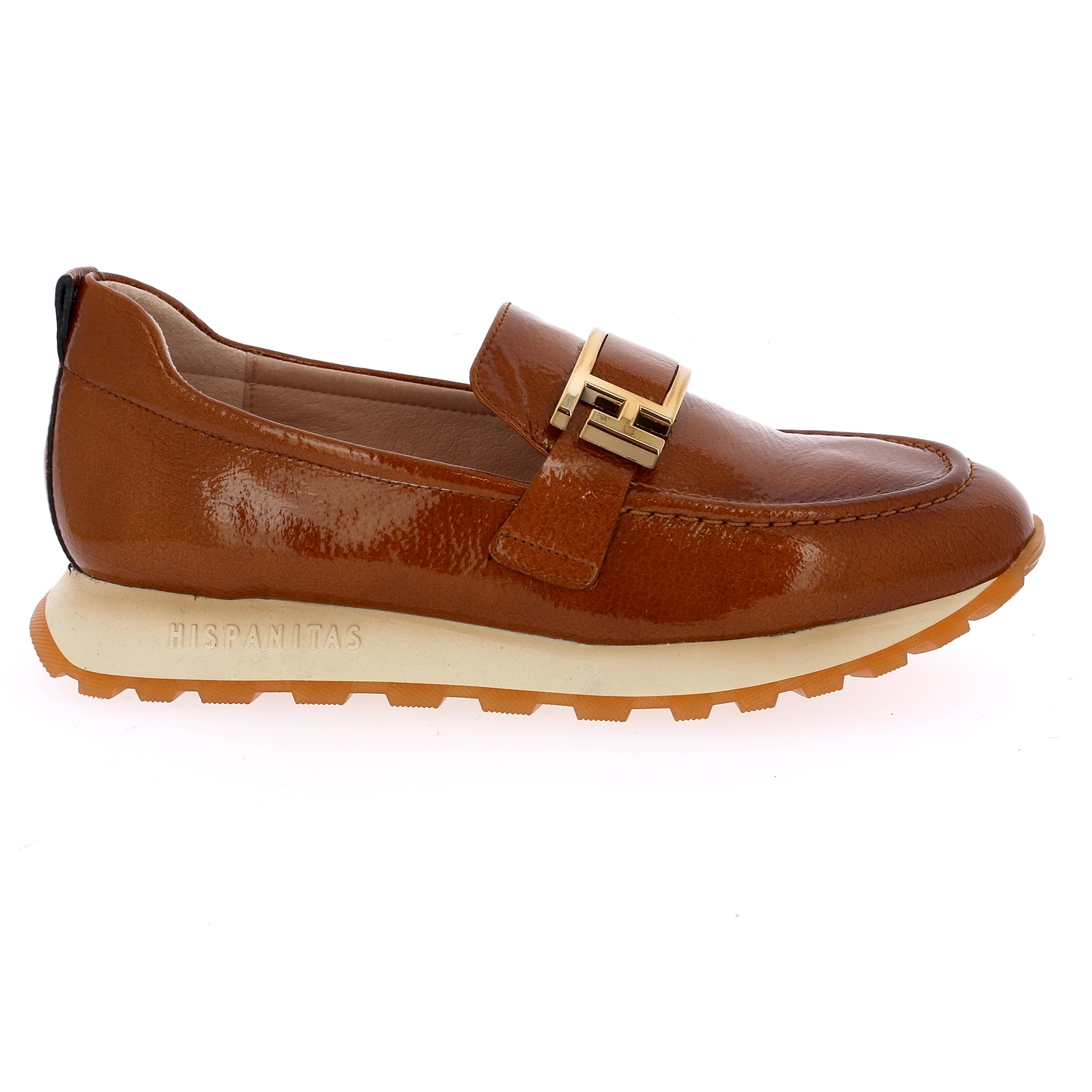 Zoom Hispanitas moccassins cognac