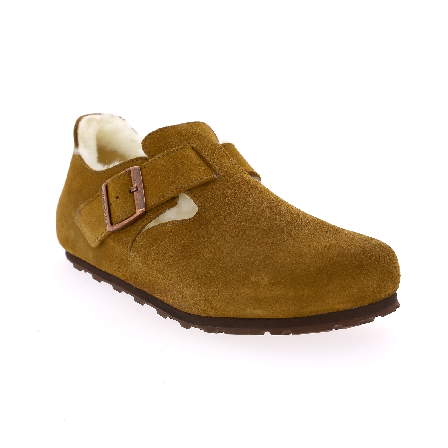 Zoom Birkenstock muiltjes - slippers camel