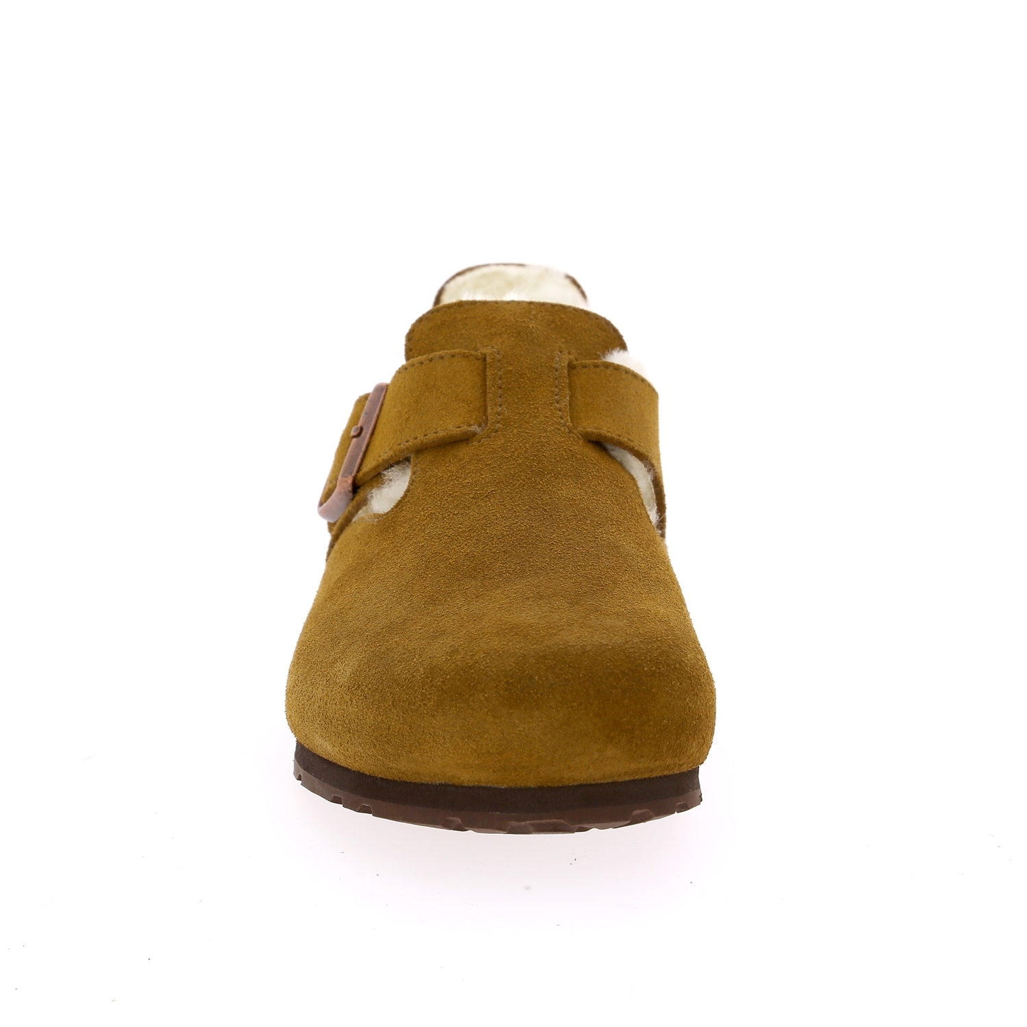 Zoom Birkenstock muiltjes - slippers camel