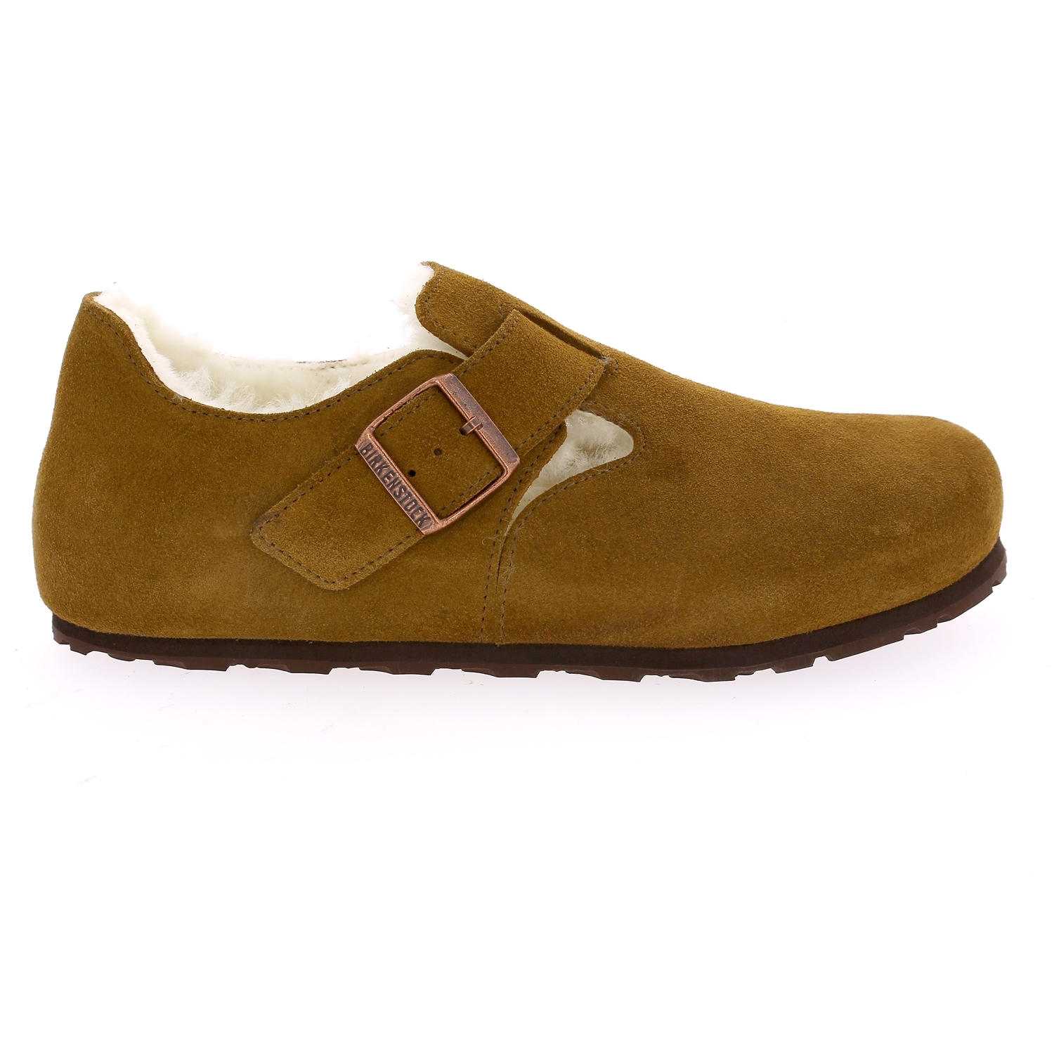 Zoom Birkenstock muiltjes - slippers camel