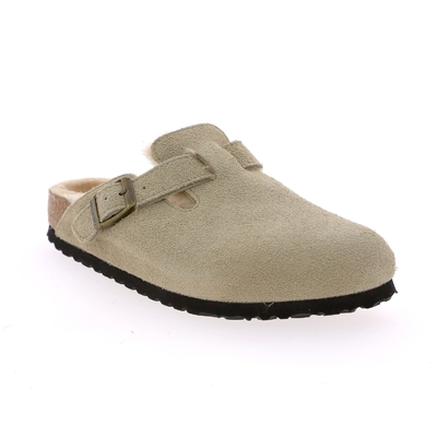 Birkenstock muiltjes - slippers taupe