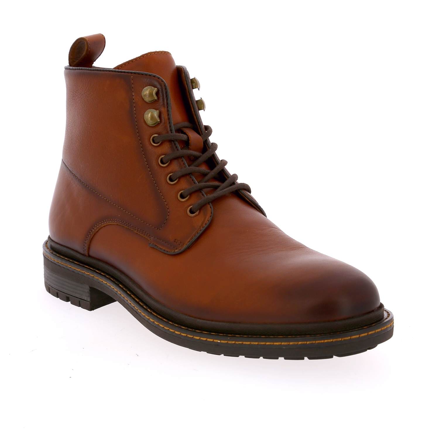 Zoom Daniel Kenneth bottines cognac