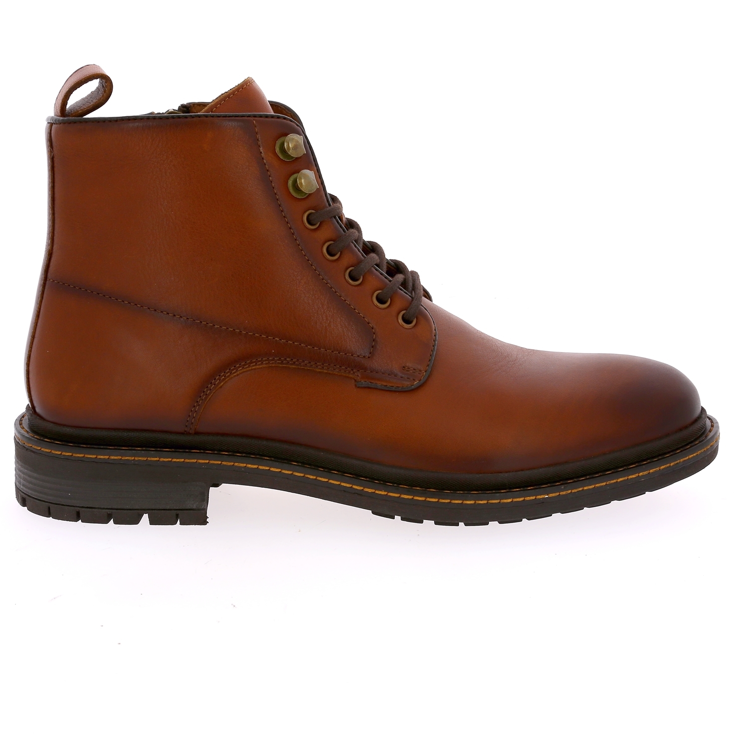 Zoom Daniel Kenneth bottines cognac