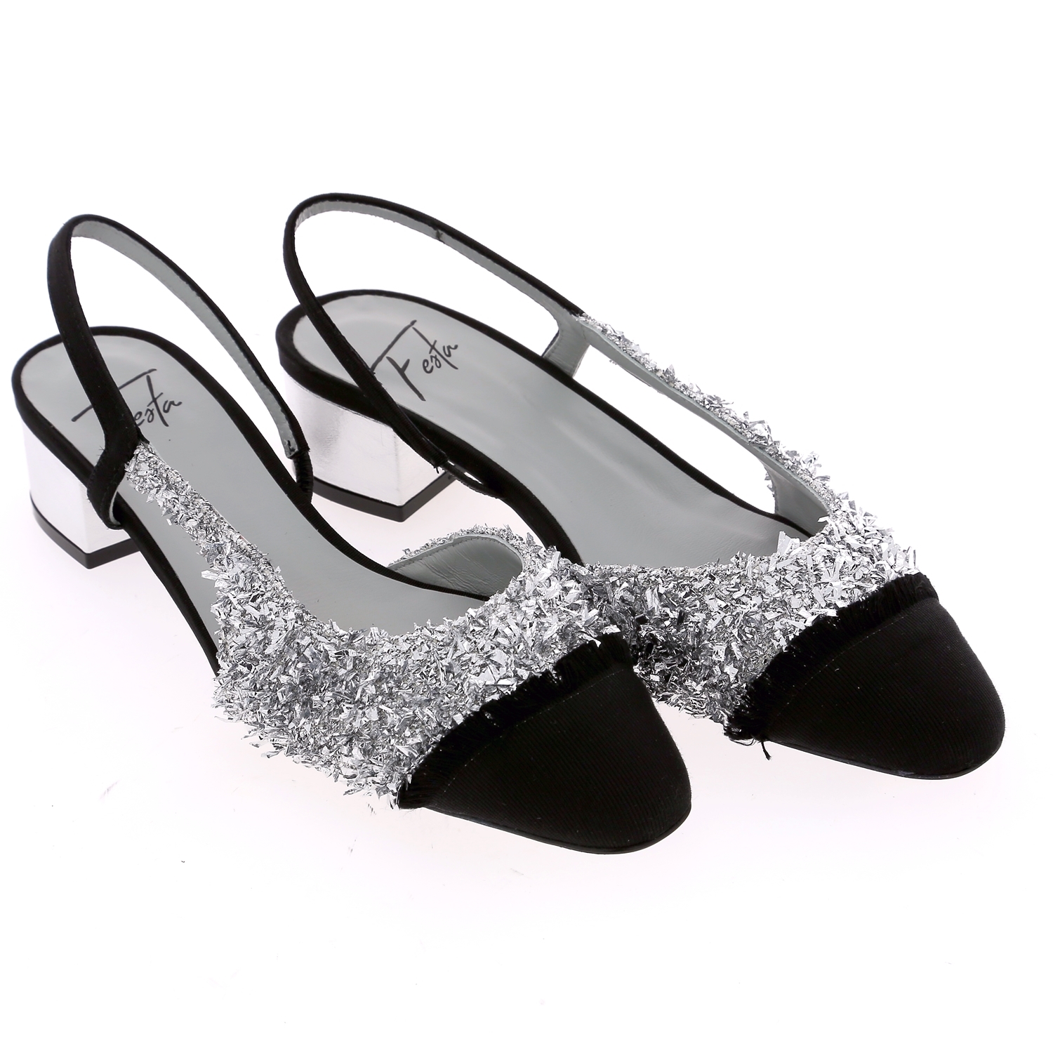 Zoom Roberto Festa pumps zilver