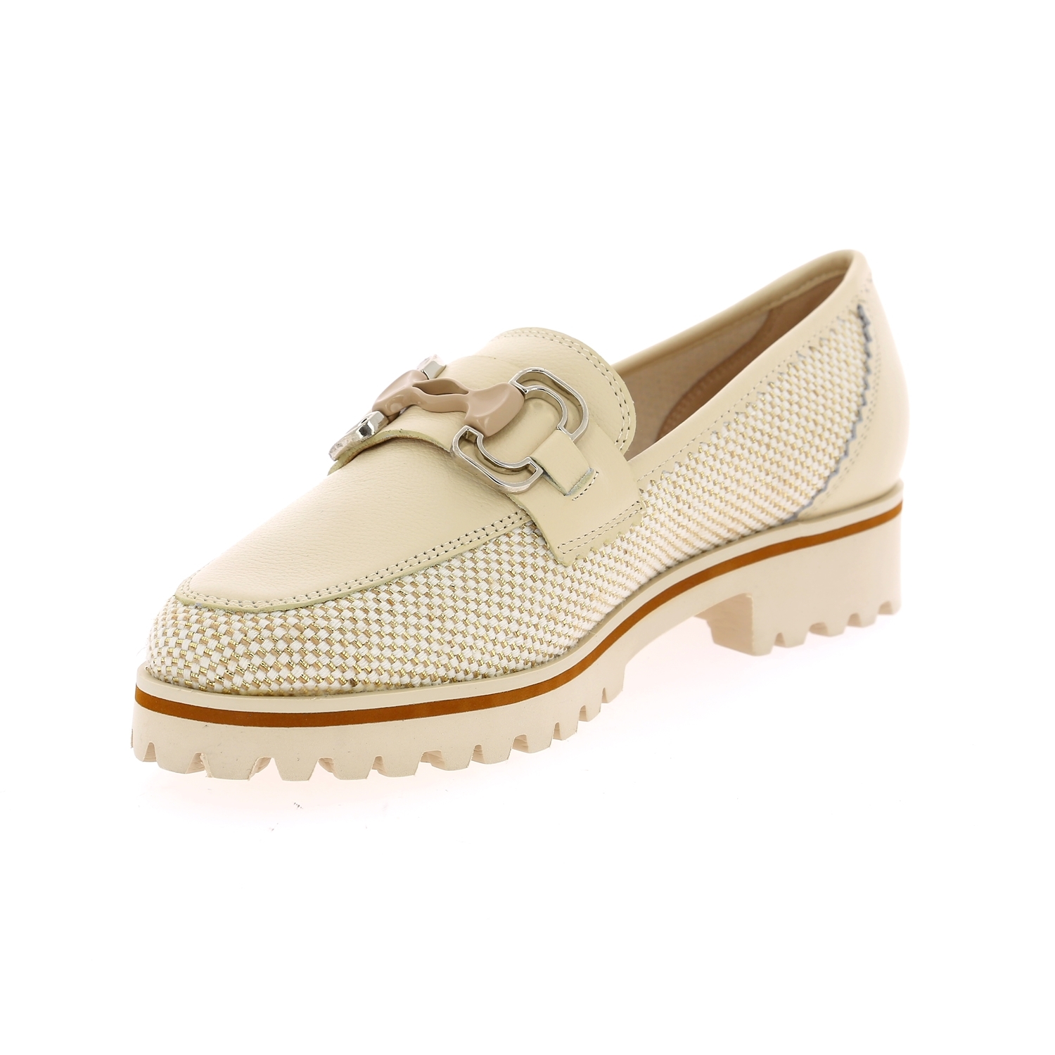 Zoom Gioia moccassins blanc