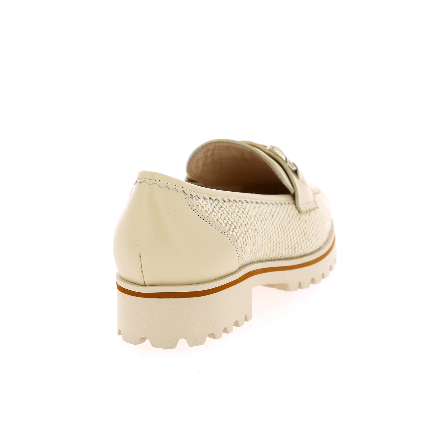 Zoom Gioia moccassins blanc