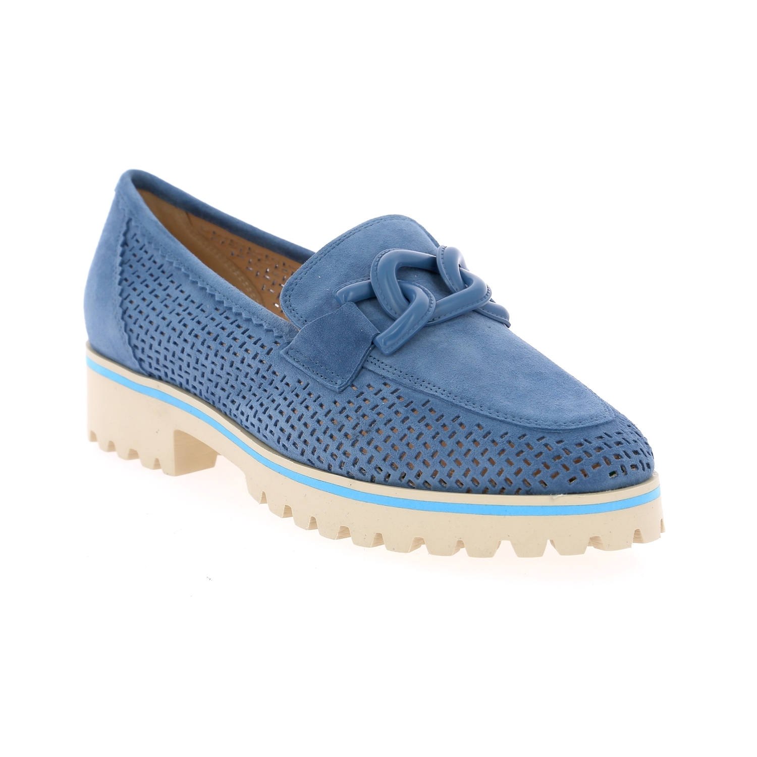 Zoom Gioia moccassins bleu