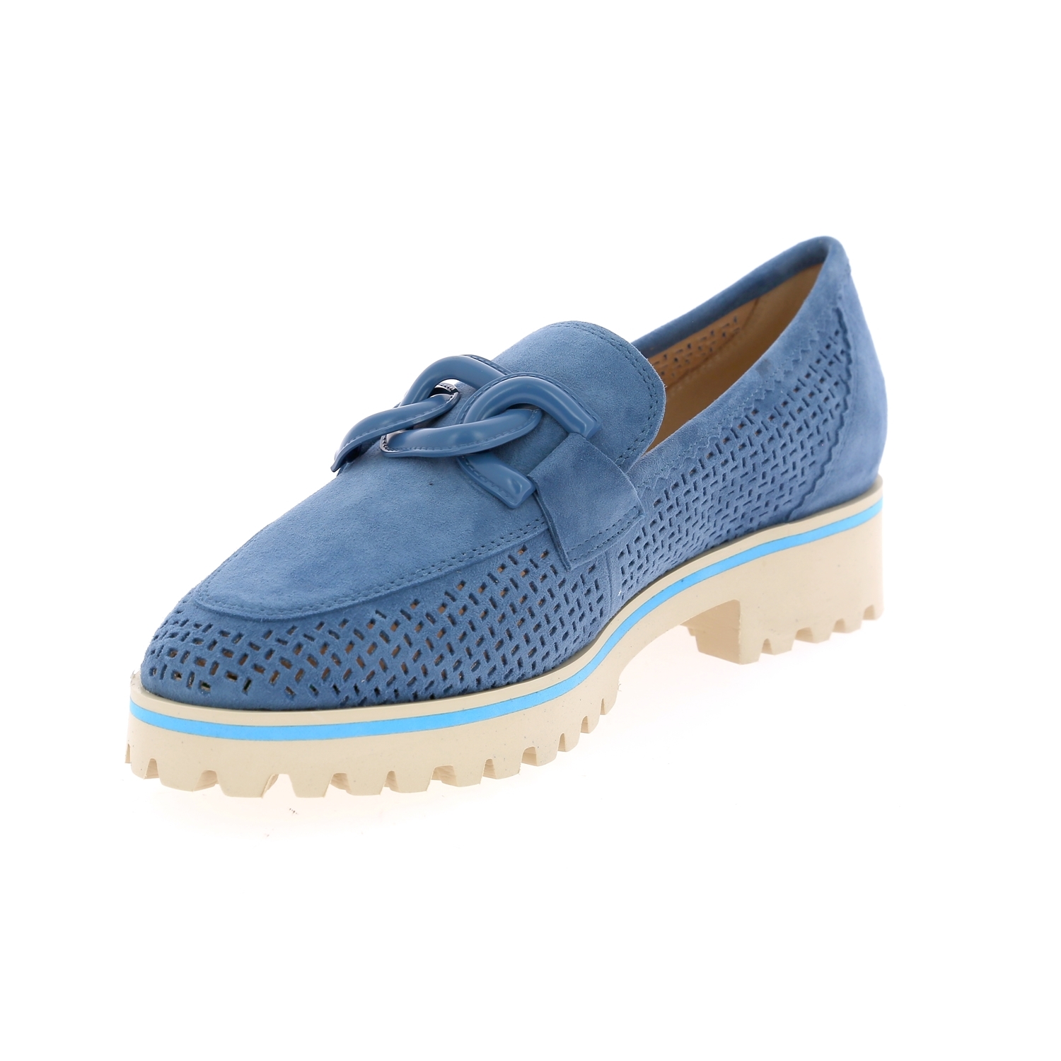 Zoom Gioia moccassins bleu